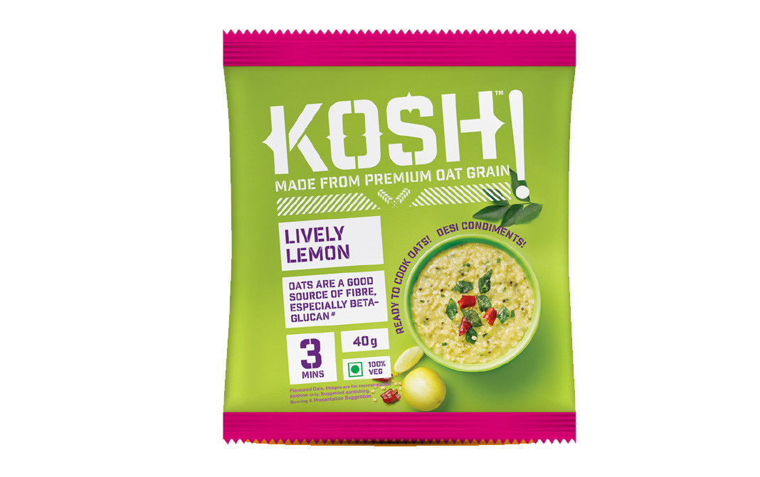 Kosh Oats, Lively Lemon   Pack  40 grams